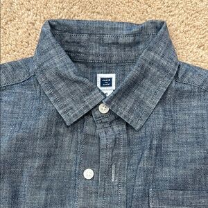 Janie and Jack Blue Casual Button Down Shirt
